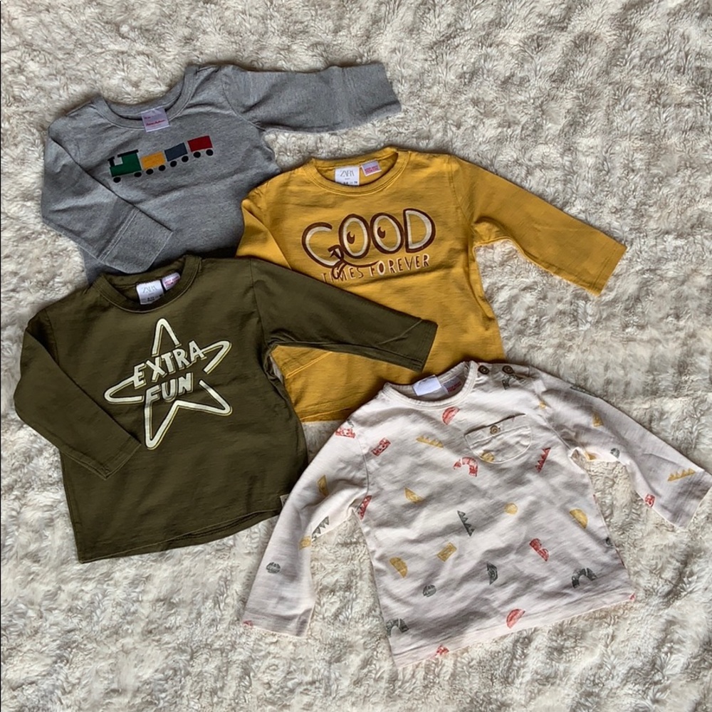 Bundle of long sleeve casual shirts